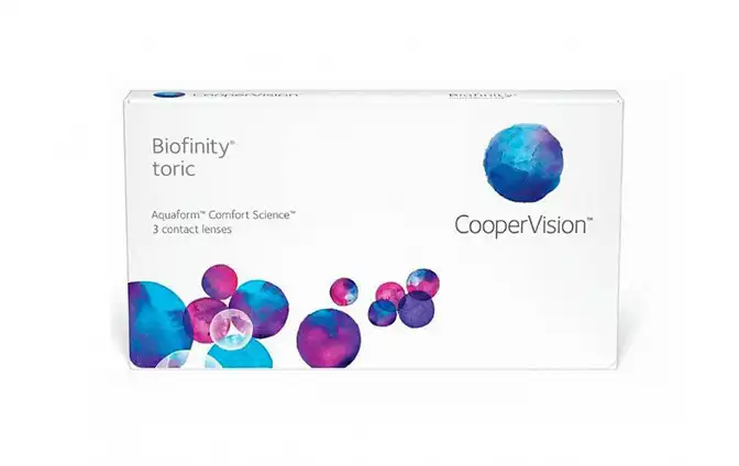 Контактні лінзи Cooper Vision Biofinity toric Місячні фото 1