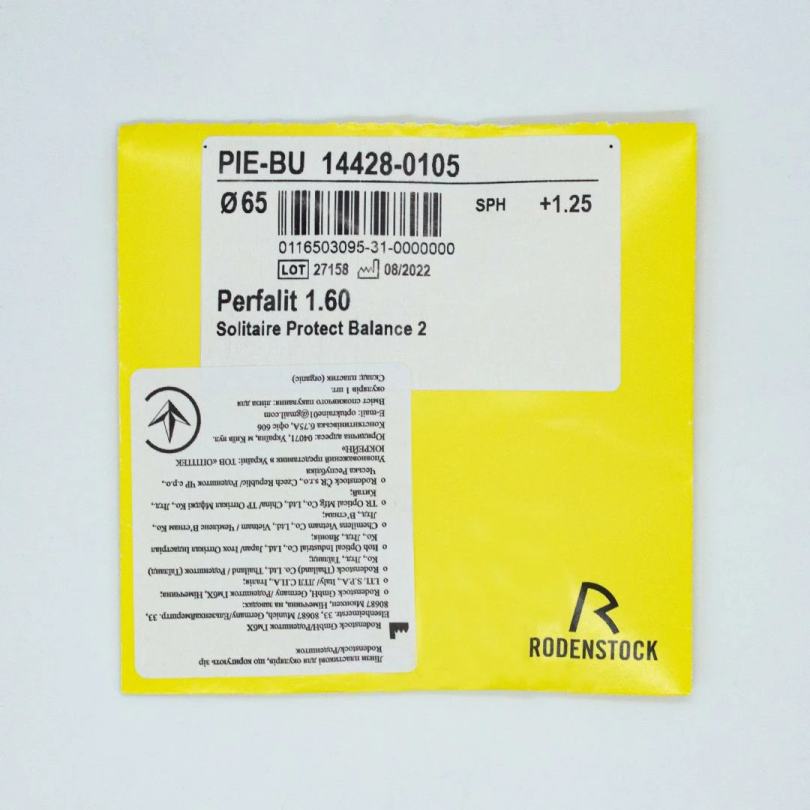 RODENSTOCK Perfalit 1.60 Solitaire Protect Balance 2 (марочна)