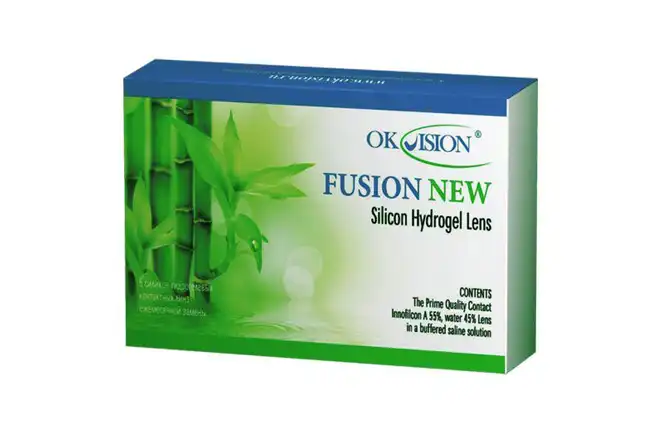 Контактні лінзи OkVision Fusion NEW Місячні фото 1