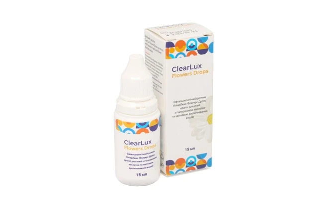 Зволожуючі краплі ClearLux Flowers Drops з ромашкою