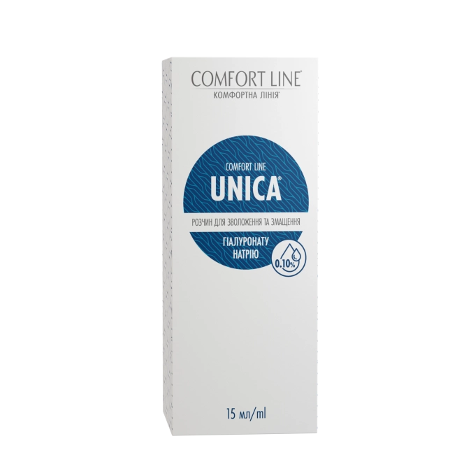 Зволожуючі краплі UNICA Comfort Line