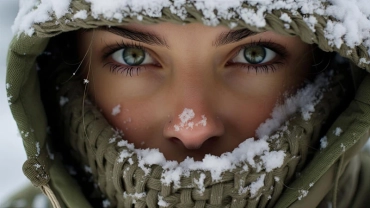 Ношение контактных линз зимой фото