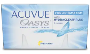 Контактні лінзи Johnson & Johnson Acuvue  Oasys with Hydraclear Plus   for astigmatism Двотижневі