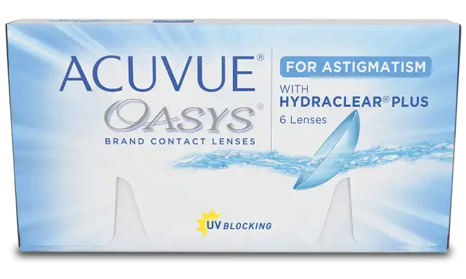 Контактні лінзи Johnson & Johnson Acuvue  Oasys with Hydraclear Plus   for astigmatism Двотижневі фото 1